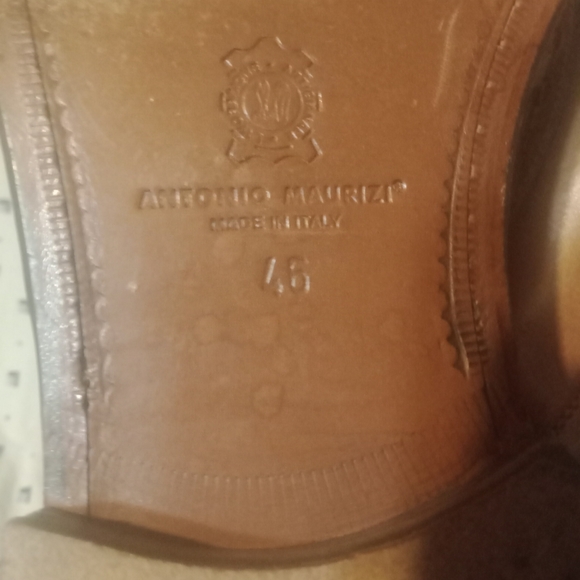 Antonio Maurizi Riviera Beige Antique Calf Leather Oxfords (Size 13 - Picture 13 of 14